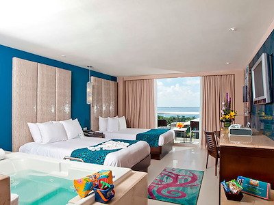 Deluxe Family Ocean View Double Beds (Two Bedroom)