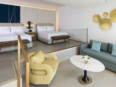 Deluxe Suite Double Beds & Sofa Bed