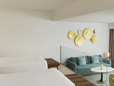 Caribbean Sand Suite Double Beds & Sofa Bed