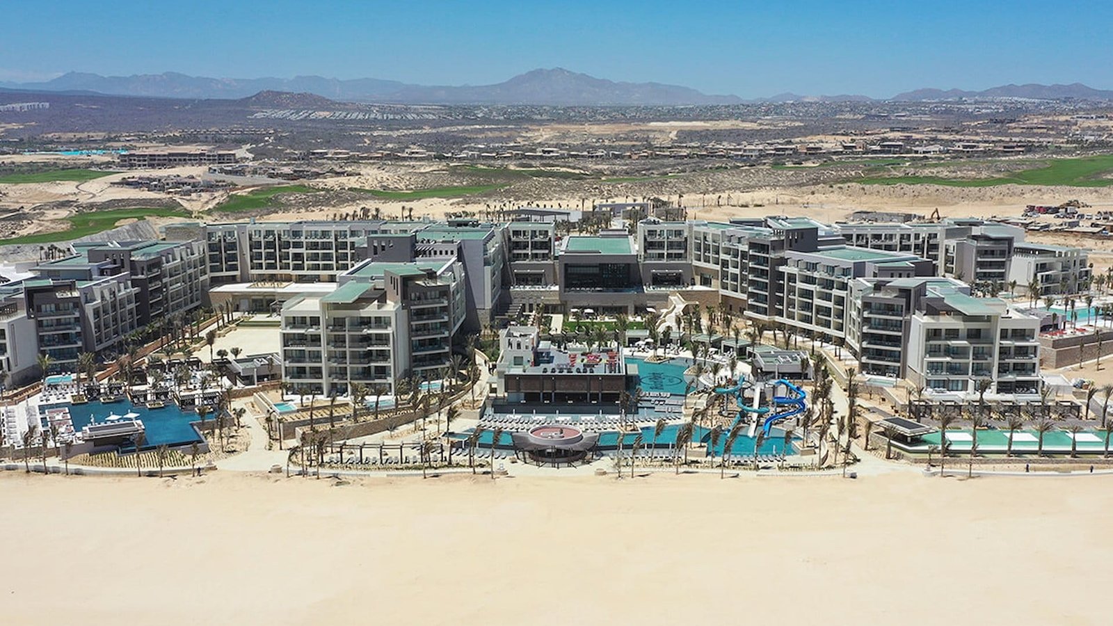 Aerial view of Hard Rock Hotel Los Cabos