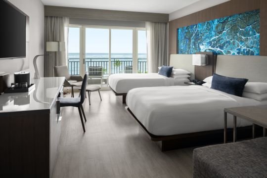 Guest Room, 2 Double, Ocean View (Cabana Building)