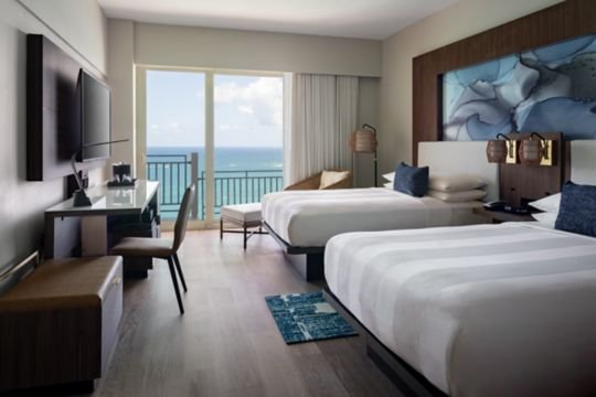 Guest Room, 2 Double, Oceanfront (Main Tower)