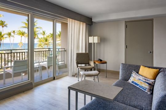 Studio Suite, 1 King, City and Pool View (Main Tower, Corner)